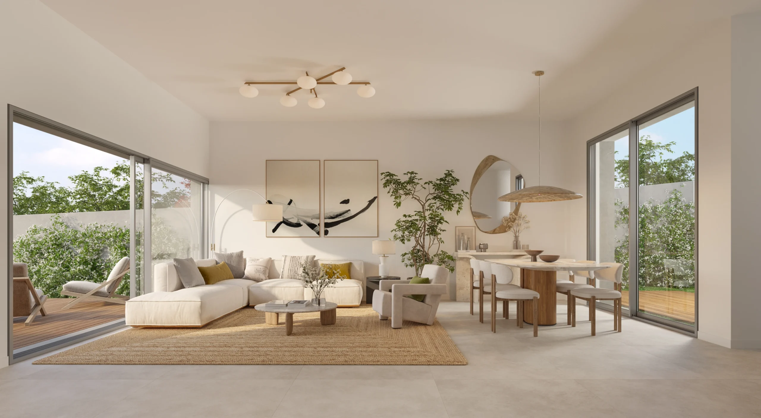 Villas de Duero 1 - Salón Vivienda Esquina